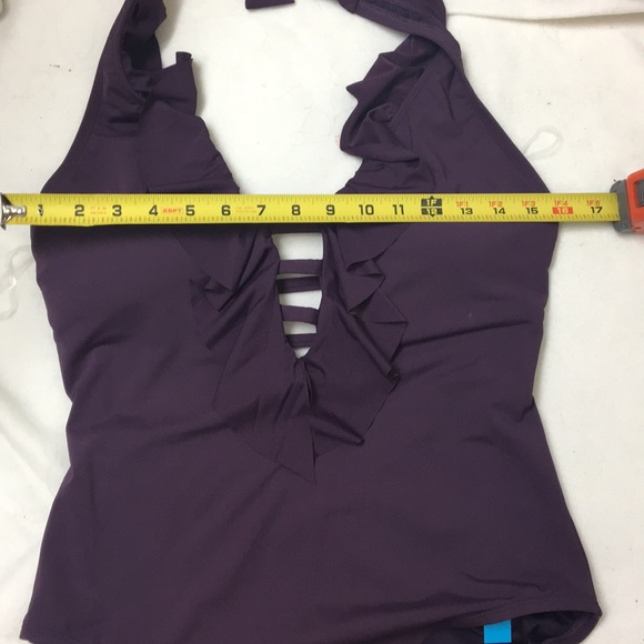 ❗️SOLD❗️NWT Gorgeous ruffled halter swimsuit - Picture 5 of 8